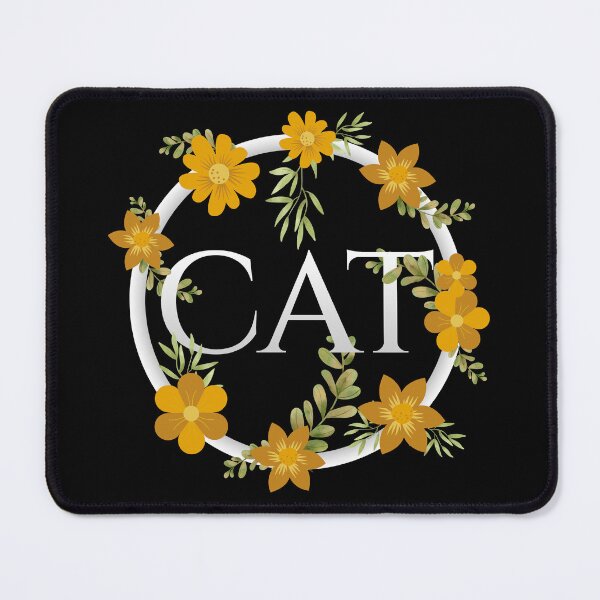 Item preview, Cat Floral Print designed and sold by Styler Design.