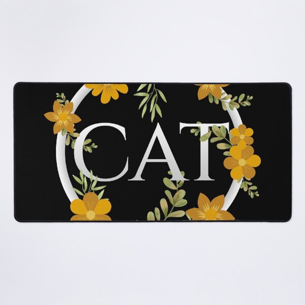 Item preview, Cat Floral Print designed and sold by Styler Design.