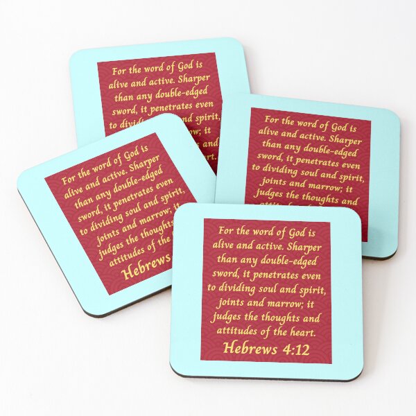 Item preview, Bible Verse Hebrews 4:12 designed and sold by Prayingwarrior.