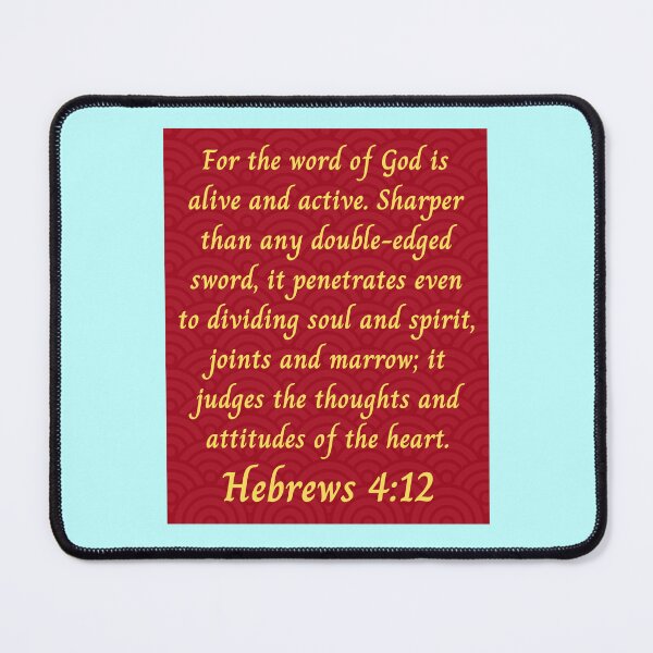 Item preview, Bible Verse Hebrews 4:12 designed and sold by Prayingwarrior.