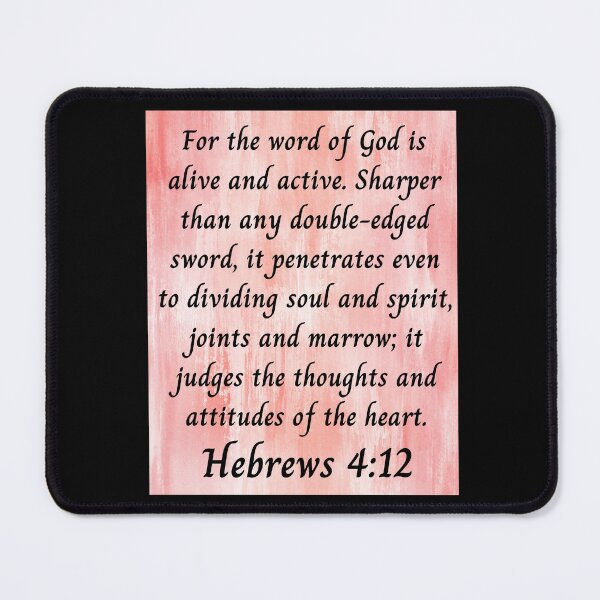 Item preview, Bible Verse Hebrews 4:12 designed and sold by Prayingwarrior.