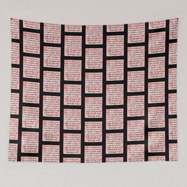 Item preview, Bible Verse Hebrews 4:12 designed and sold by Prayingwarrior.