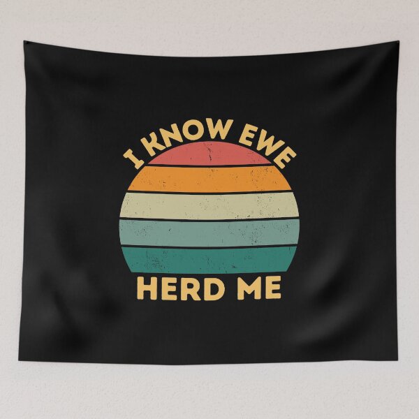 Item preview, I know ewe herd me - Funny Gift - Father's Day - Dad jokes  designed and sold by Cheerful Designs.