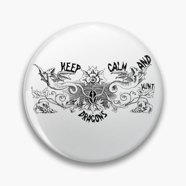 Item preview, Keep Calm And Hunt Dragons Sticker designed and sold by DeliciouSs.