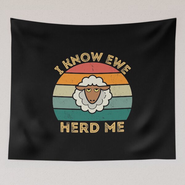 Item preview, I know ewe herd me - Funny Gift - Fathers Day - Dad jokes  designed and sold by Cheerful Designs.
