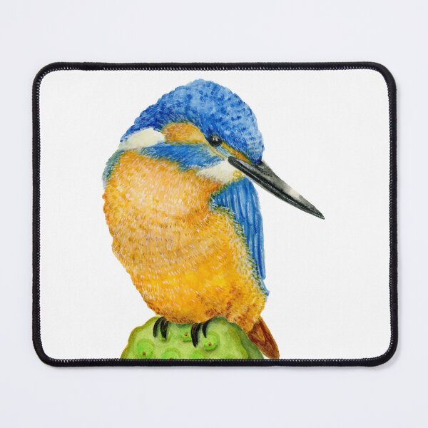 Item preview, Kingfisher on lotus designed and sold by PetitMartin.