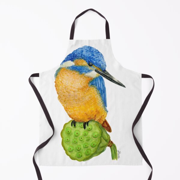 Item preview, Kingfisher on lotus designed and sold by PetitMartin.