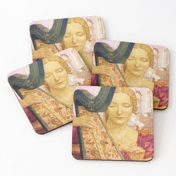 Item preview, The Harpist by Maxwell Armfield - Vintage Art designed and sold by RickE.