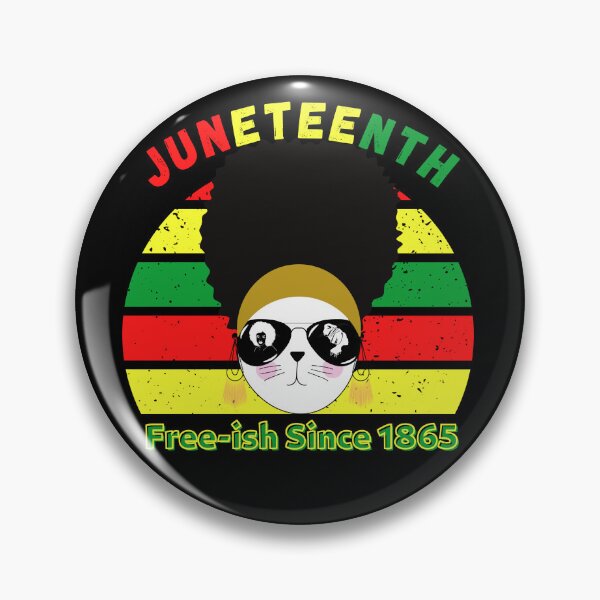 Item preview, Juneteenth Free-Ish Since 1865 Cat lovers Black Women Pride designed and sold by ForUrTasteOnly.