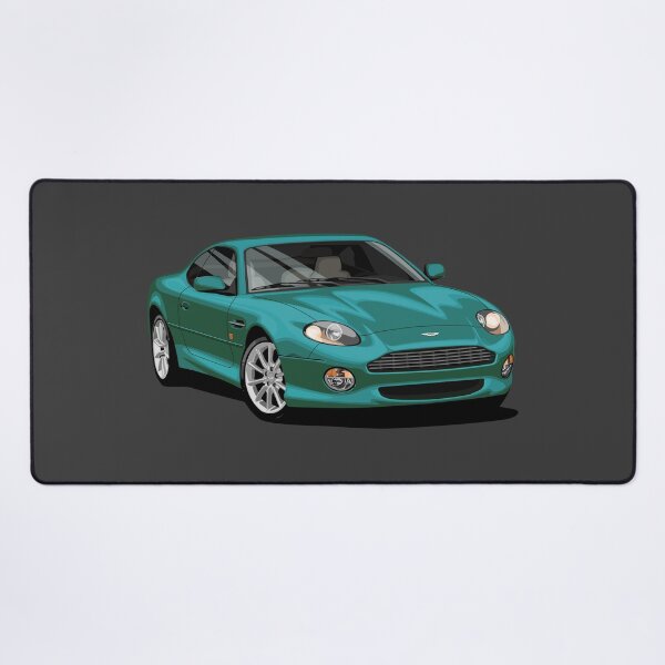 Item preview, Illustration green Aston Martin db7 coupe pop art artwork designed and sold by SketchNinja.