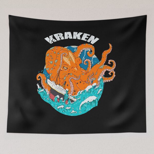 Item preview, Kraken Attack designed and sold by ragnacold.