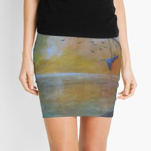 "I Believe I Can Fly" Mini Skirt