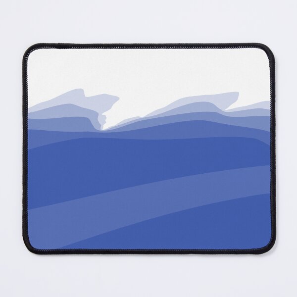 Item preview, Ocean Waves with White Sky designed and sold by KeksWorkroom.