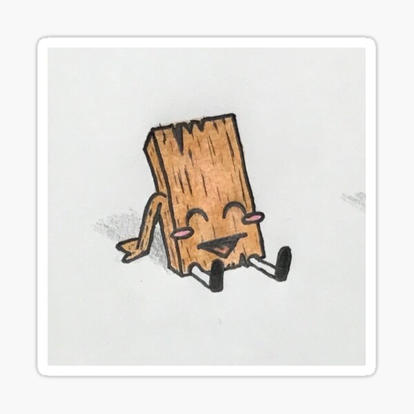 2 X 4 Dude Sticker