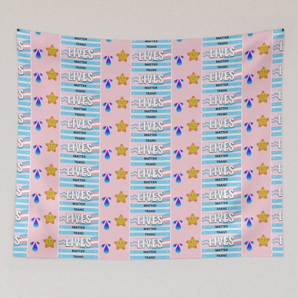 Item preview, TRANS LIVES MATTER BUMPER  designed and sold by DiscoVibes.