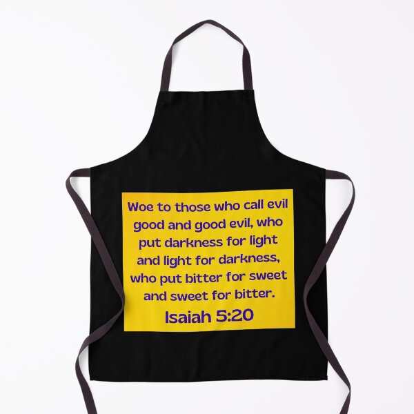 Item preview, Bible Verse Isaiah 5:20 designed and sold by Prayingwarrior.