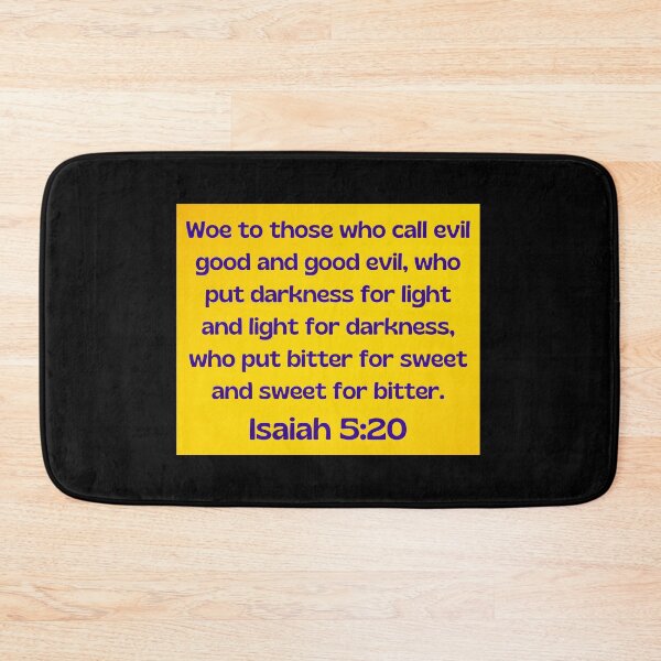 Item preview, Bible Verse Isaiah 5:20 designed and sold by Prayingwarrior.