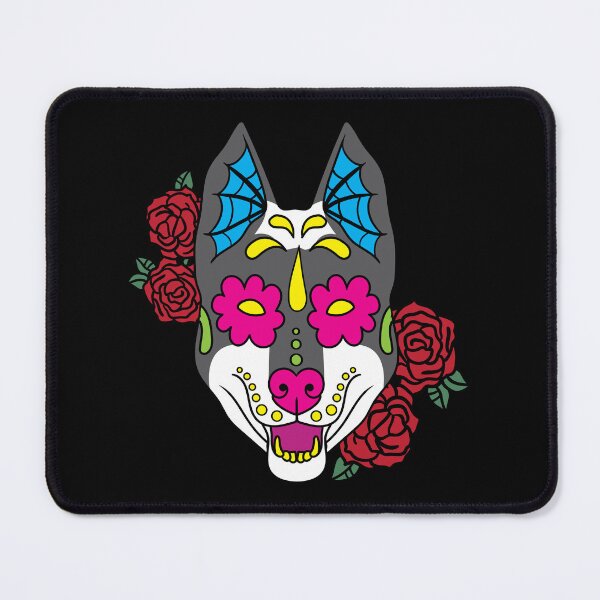 Item preview, Sugar Skull Husky Day of The Dead Dog Lover Gift designed and sold by haselshirt.