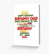 Birthday Child (Birthday) Greeting Card