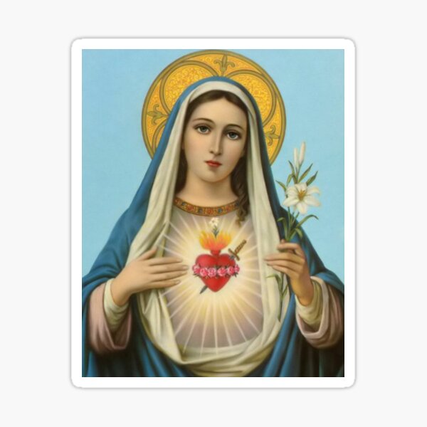 Virgin mary Sticker