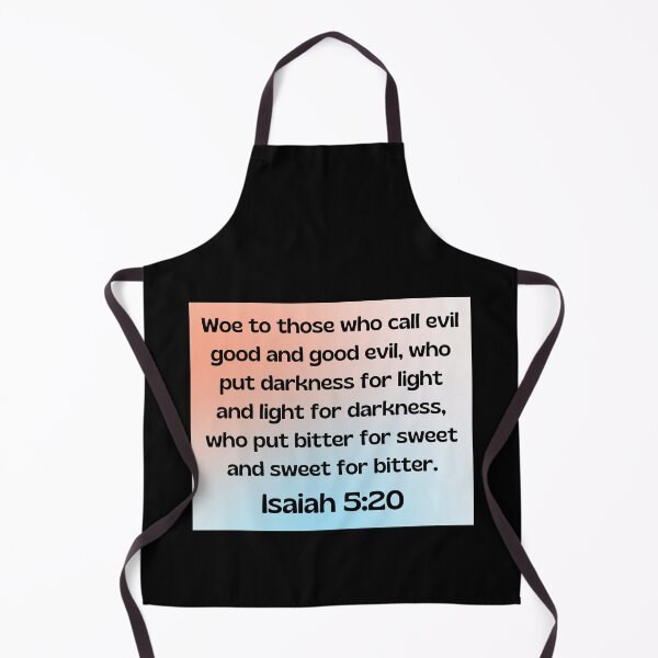 Item preview, Bible Verse Isaiah 5:20 designed and sold by Prayingwarrior.