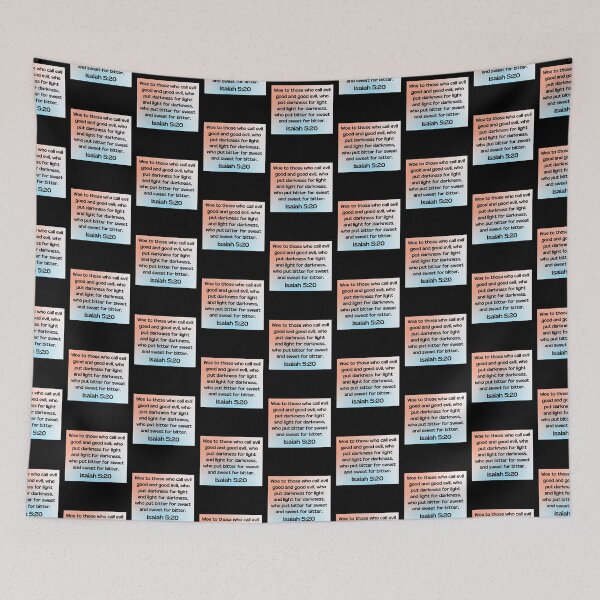 Item preview, Bible Verse Isaiah 5:20 designed and sold by Prayingwarrior.