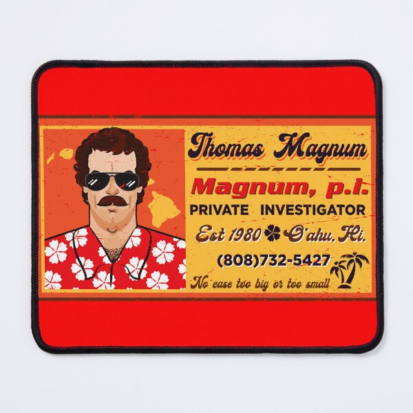 Item preview, Tarjeta Magnum PI designed and sold by Alema Art.