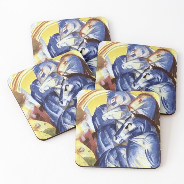 Item preview, The Tower of Blue Horses by Franz Marc designed and sold by WonderweissStudio.