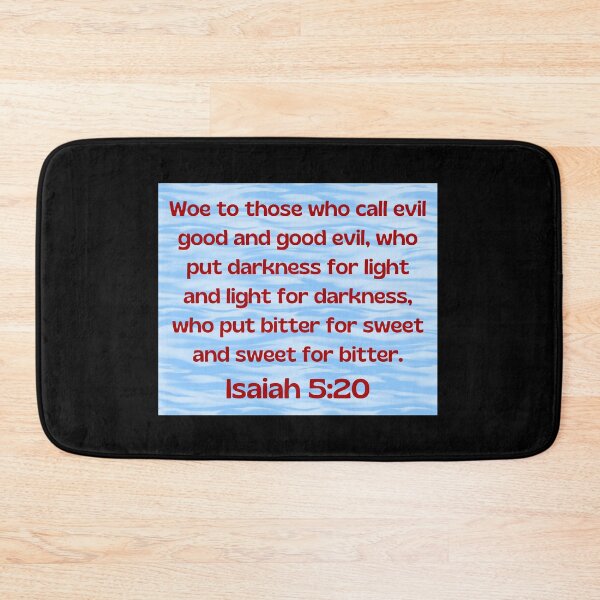 Item preview, Bible Verse Isaiah 5:20 designed and sold by Prayingwarrior.