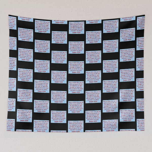 Item preview, Bible Verse Isaiah 5:20 designed and sold by Prayingwarrior.