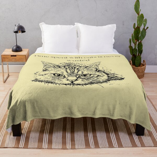 Item preview, Time spent with cats is never wasted designed and sold by BiancaDPetals.