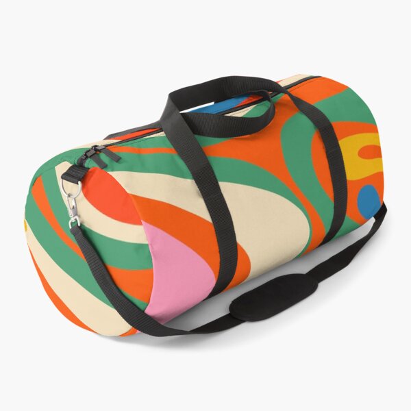 Item preview, Mod Swirl Colorful Retro Abstract Pattern in Rainbow Pop Colours designed and sold by kierkegaard.