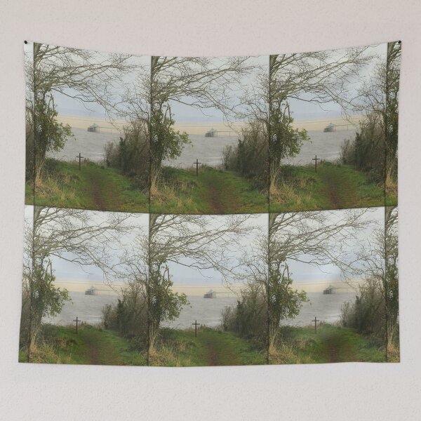 Item preview, Framed View on Church Hill of Clevedon Pier designed and sold by anitahiltz.