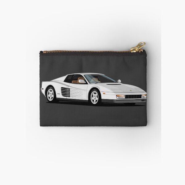 Item preview, Testarossa 80s Retrowave -classic- youngtimer white italian sportscar designed and sold by SketchNinja.