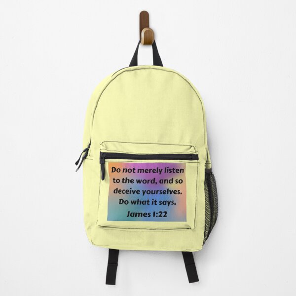 Item preview, Bible Verse James 1:22 designed and sold by Prayingwarrior.