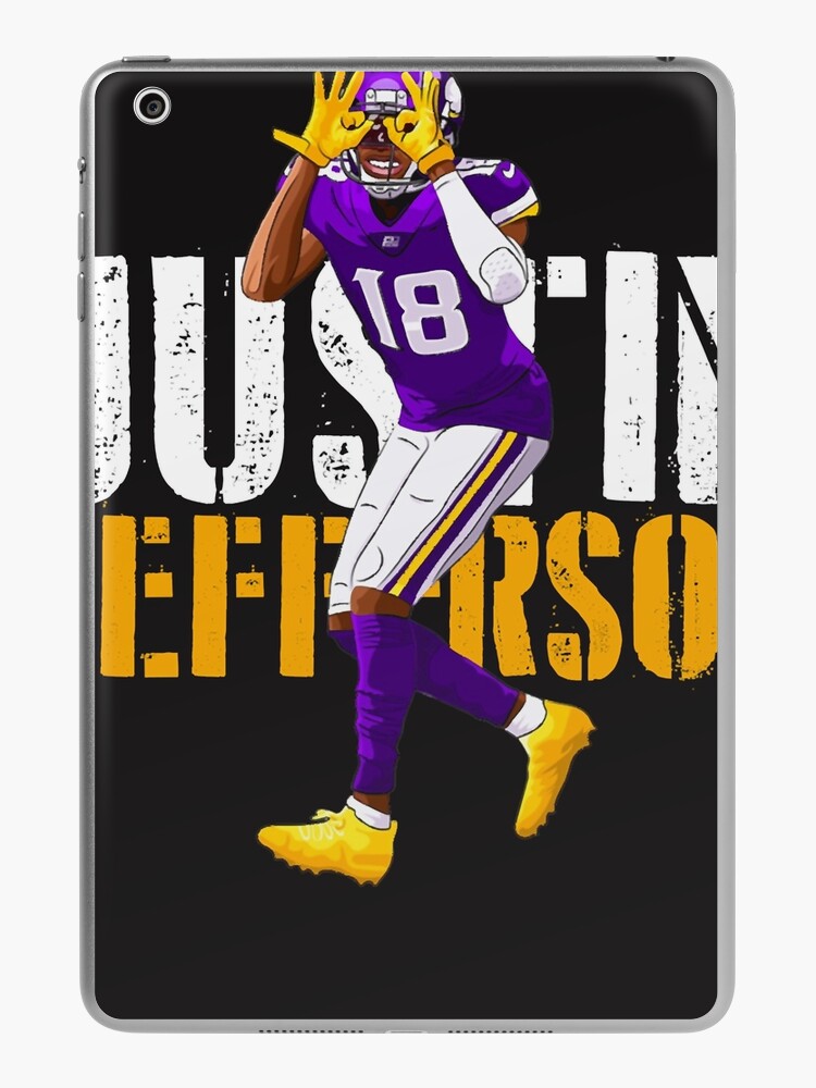 Justin Jefferson Jersey  iPad Case & Skin for Sale by LOSTandLO