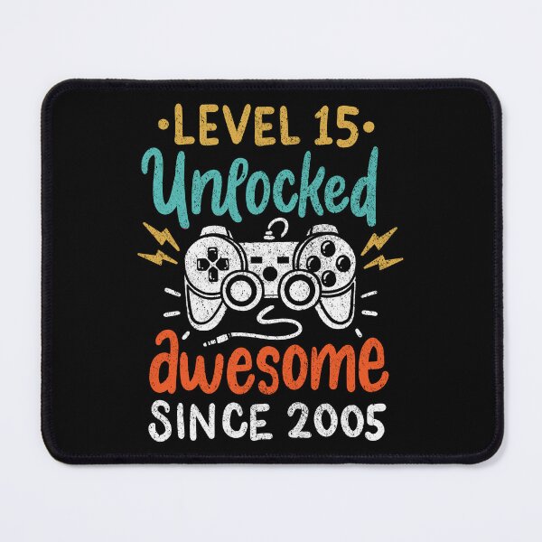 Item preview, Level 15 Unlocked Awesome Since 2005 Birthday Age designed and sold by haselshirt.