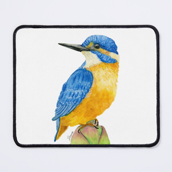Item preview, Kingfisher on lotus designed and sold by PetitMartin.