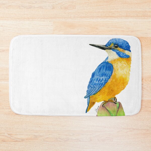 Item preview, Kingfisher on lotus designed and sold by PetitMartin.