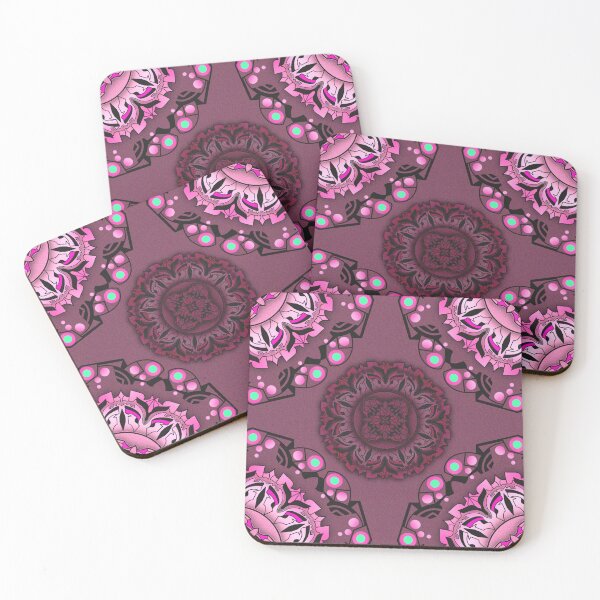 Item preview, The Pink Floral Mandala in Seamless Pattern designed and sold by MyMemoriesArts.