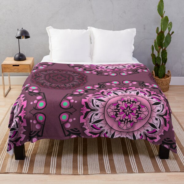 Item preview, The Pink Floral Mandala in Seamless Pattern designed and sold by MyMemoriesArts.