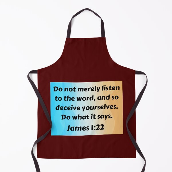 Item preview, Bible Verse James 1:22 designed and sold by Prayingwarrior.