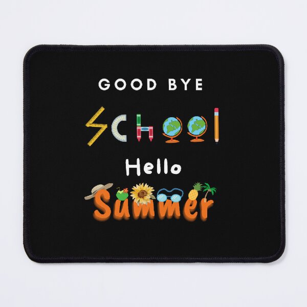 Item preview, Good Bye School Hello Summer - Funny and cute T-Shirts Quotes designed and sold by Designspot2020.