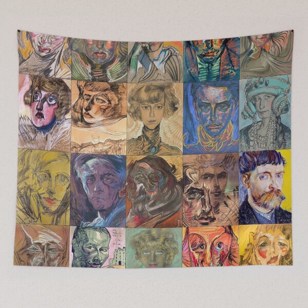 Item preview, Witkacy Faces designed and sold by Montage-Madness.