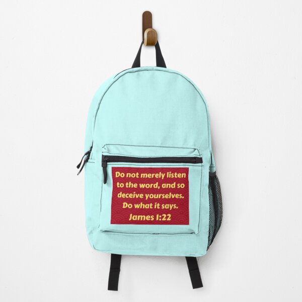 Item preview, Bible Verse James 1:22 designed and sold by Prayingwarrior.