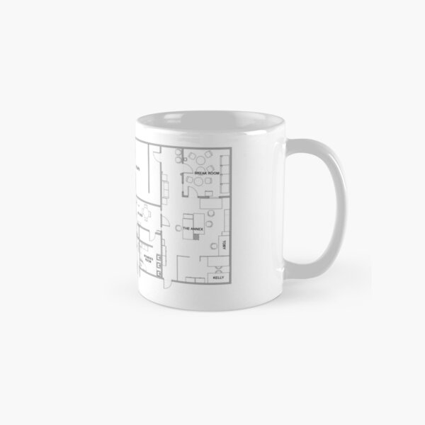 The Office Floor Plan Classic Mug