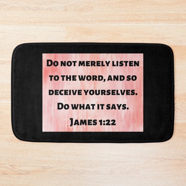 Item preview, Bible Verse James 1:22 designed and sold by Prayingwarrior.