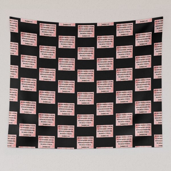 Item preview, Bible Verse James 1:22 designed and sold by Prayingwarrior.