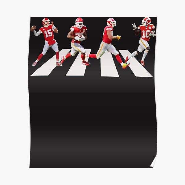 "Kansas City Chiefs Abbey Road " Poster for Sale by BarryEdds Redbubble
