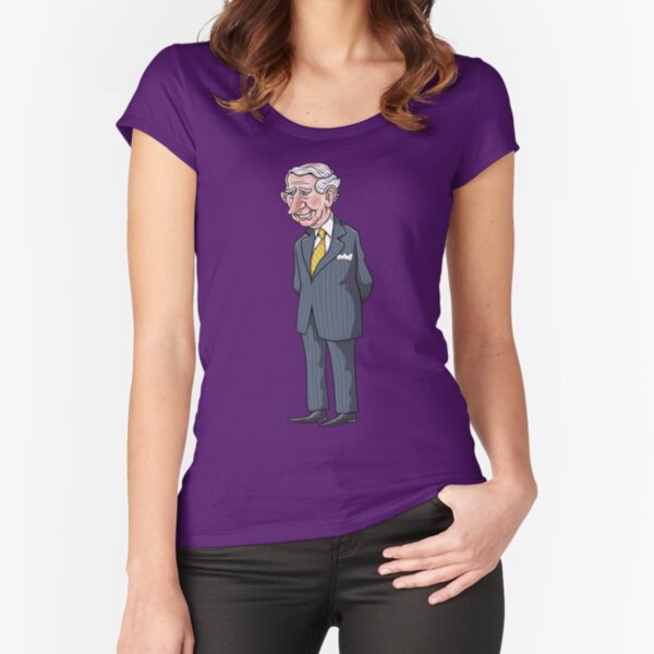 Prince Charles (Design II) Fitted Scoop T-Shirt
